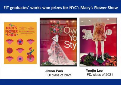 FIT graduates’ works won prizes for NYC’s Macy’s Flower Show