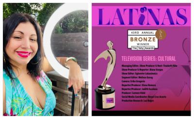 Elena Romero Honored with Second Telly Award for On-Air Work