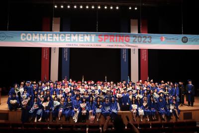 SUNY Korea Spring 2023 Commencement Ceremony and FIT AAS Exhibition